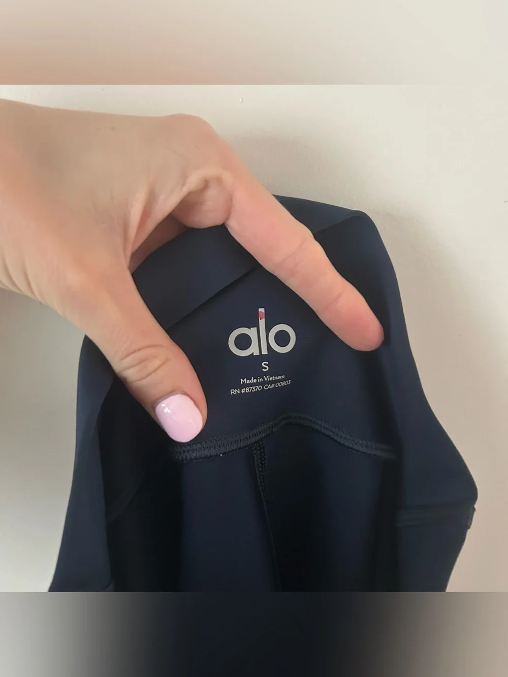 Alo Yoga 7/8 High-Waist Airlift Legging in Navy Size Small